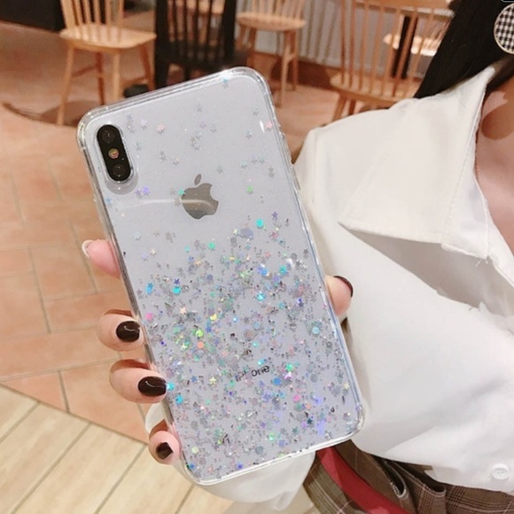 🎉3 FOR $20💕iPhone 11 Pro Silver Star Case💕 - Picture 3 of 14